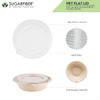 Lid Flat 6.25 IN PET Clear Round For 16 OZ Bowl 500/Case