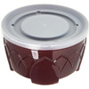 Dinex® Fenwick Lid Flat PS Translucent Round For 9 OZ Bowl 1000/Case