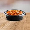 Bowl 24 OZ Black Round Microwave Safe 352/Case