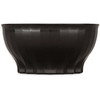 High Temperature Bowl 9 OZ PP Glass Black Round Fluted 48/Case
