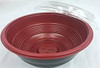 Sushi Bowl & Lid Combo 18 OZ 6 IN PP Black Round 300/Case