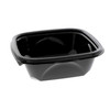 Bowl 32 OZ RPET Black Square 300/Case