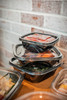 Bowl 32 OZ RPET Black Square 300/Case