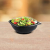 Crystal Classics® Cold Bowl 16 OZ RPET Black Square Crack Resistant Leak Resistant 500/Case