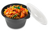 Cruiser Bowl® Lid Flat Medium (MED) 1 Compartment PP Clear Round For Bowl Unhinged 624/Case