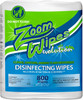 Zoom Evolution Disinfectant 8X6 IN Wipe 800 Count/Pack 4 Packs/Case