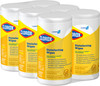 Clorox® Lemon Fresh One-Step Disinfectant Multi Surface Wipe Bleach-Free Antibacterial 75 Count/Pack 6 Packs/Case
