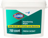 Clorox® Fresh Scent One-Step Disinfectant Multi Surface Wipe Bleach-Free Antibacterial 700/Case