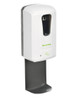 Hand Sanitizer & Soap Dispenser Liquid Gel 1200 mL White ABS Touchless Surface Mount With Drip Tray 1/Each