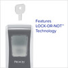 PROVON® FMX-20 Hand Soap Dispenser Foam 2000 mL 11.66X6.5X4.68 IN White Gray ABS Push Style Wall Mount 6/Each