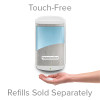 Victoria Bay Hand Soap Dispenser 1200 mL White Silver Automatic 1/Each