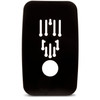 Wall Plate 12.4X7.5X0.13 IN Graphite 18/Case