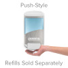 Victoria Bay Hand Soap Dispenser 1250 mL White Silver Manual For CB4 1/Each