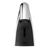 OneShot® Hand Soap Dispenser Chrome Black Plastic Touchless Counter Mount 4/Case