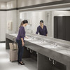 OneShot® Soap Dispenser Liquid Chrome Plastic Touchless Counter Mount Low Profile 1/Each