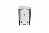 Soap Dispenser 42-1.25 OZ White Gray Push Style Bulk Fill 1/Each