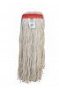 Mop Head #32 White Cotton 4PLY Cut End 1IN Narrow Headband 1/Each