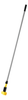 Mop Handle 60 IN Gray Yellow Aluminum Vinyl Coated Metal Gripper Vinyl Coated 1/Each