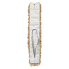 Bristles Dust Mop 36X5 IN Natural Cotton Loop End Launderable 1/Each