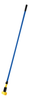 Mop Handle 60IN Blue Fiberglass Clamp Style 1/Each