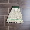 Victoria Bay Mop Head Medium (MED) White Cotton Synthetic Fiber 4PLY Loop End Launderable 12/Case