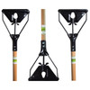 Mop Handle 60IN Metal Quick Change Stirrup & Wingnut 1/Each