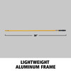 Hygen™ Mop Handle 58IN Yellow Aluminum Quick Connect 1/Each