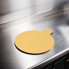 Cake Board 3.25 IN Paperboard Gold Round With Tab 500/Case