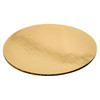 Cake Board 7 IN Paperboard Gold Round 200/Case