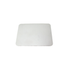 Cake Pad 1/2 Size Coated Paper White Rectangle 50/Case