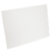 Full Sheet Cake Pad Corrugated Cardboard White Single Wall Coated Grease Resistant 50/Case