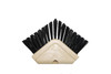 Baseboard Brush PP Black 2 Screw Holes 1/Each