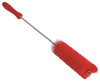 Vikan® Tube Brush 19.7X1.6X1.6 IN PP Polyester Stainless Steel Red Color Coded Stiff Bristles 1/Each