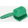 Sparta® Scrub Brush 8 IN PP Polyester Green Color Coded Short Handle Floater 1/Each