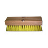 Deck Brush 12 IN Wood PP 2IN Bristles Wood Block 1/Each