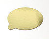 Cake Board 4X4 IN Gold Silver With Tab 500/Case