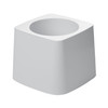 Toilet Bowl Brush Holder 5X5X3.90 IN Plastic White 1/Each