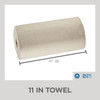 Pacific Blue Basic Household & Kitchen Folded Paper Towel 8.8X11 IN 2PLY Kraft 250 Sheets/Pack 12 Packs/Case