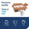 Tork Matic® Roll Paper Towel H1 7.7IN X300FT 2PLY White Embossed Refill 1 Count/Pack 6 Packs/Case 6 Count/Case