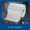 enMotion® Roll Paper Towel 10X10 IN 800 FT 1PLY White Standard Roll 8IN Roll 6/Case