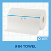 Pacific Blue Ultra™ Roll Paper Towel Pacific Blue Ultra SofPull® 9IN X400FT 1PLY White Standard Roll 6 Rolls/Case