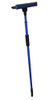 Squeegee Plastic Rubber Telescopic Pole Extends 4 FT to 7 FT Automatic 6/Case