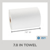 Pacific Blue Basic Roll Paper Towel 7.875IN X350FT 1PLY White Standard Roll EPA Indicator 12 Rolls/Case