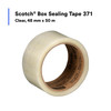 Scotch® 371 Hot Melt Tape 1.88IN X54.68YD Clear PP Synthetic Rubber 1/Case