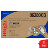 WypAll® X80 Food Service Cleaning Towel 23.3X12.4 IN Heavy Duty HydroKnit White Blue 1/4 Fold 150/Case