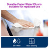 Tork Cleaning Wipe 16.25X9.25 IN Heavy Duty Paper White Interfold Refill 90 Sheets/Pack 10 Packs/Case 900 Count/Case