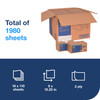 Tork Cleaning Wipe  10.25X9 IN Folded: 5.125X9 IN 2 1/2 Fold Pop-Up Box Refill Universal 110 Count/Pack