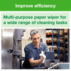 Tork Cleaning Wipe  10.25X9 IN Folded: 5.125X9 IN 2 1/2 Fold Pop-Up Box Refill Universal 110 Count/Pack