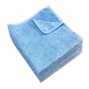 HOSPECO® Cleaning Cloth 16X16 IN Microfiber (80% Polyester, 20% Polyamide) Blue Heavy Duty 300 GSM 12/Pack
