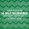 Hygen™ All Purpose Cleaning Cloth 16X16 IN Microfiber Green 12/Case